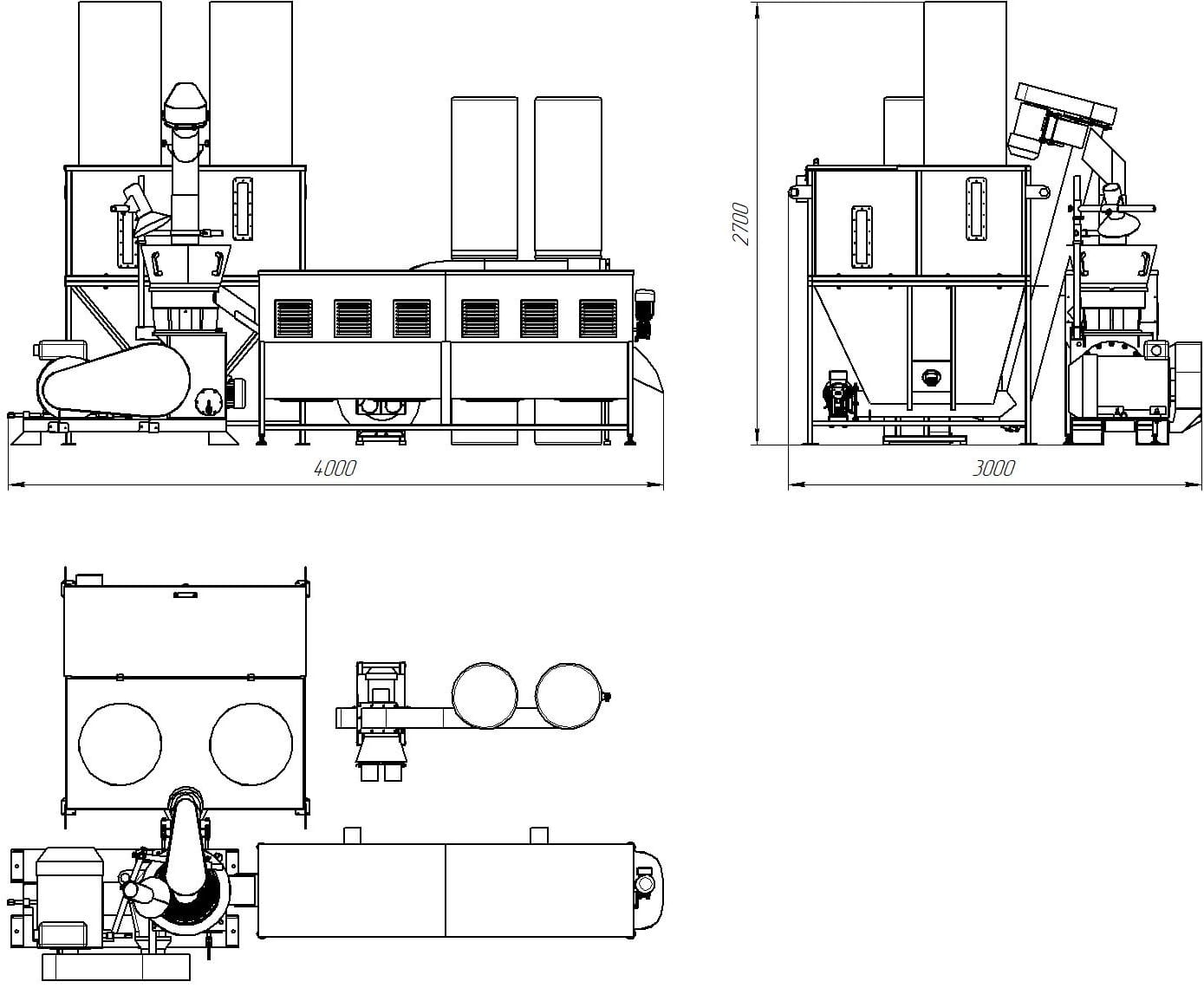 Pelletieranlage MAX+ bis 700 kg/h – Profi-Pelletproduktion 43 kW für Holz & Futter