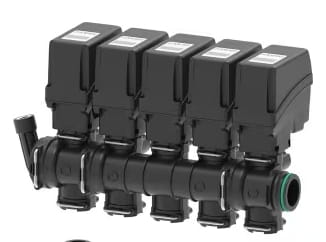 ARAG Teilbreitenventilgruppe Serie 863T elektrisch, für 5 Teilbreiten