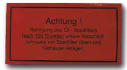 BL23984 Achtung! Reinigung des Öl…