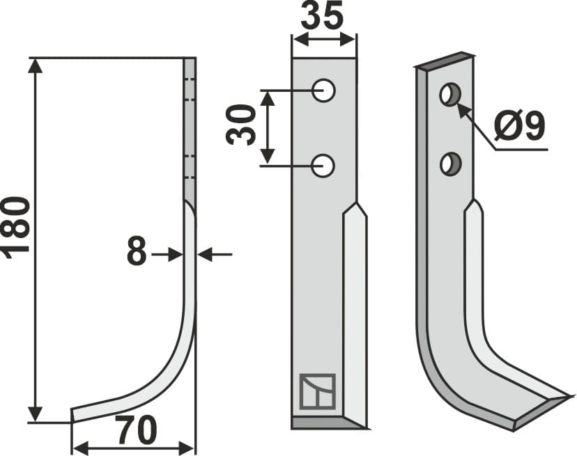 BL5155 Fräsmesser L - passend zu Goldoni 2065