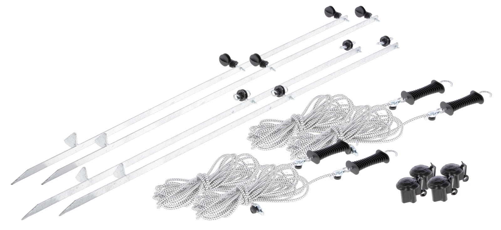 AKO Turnier- & Paddock Set 7x7 m – Mobiles Pferde Paddock Set