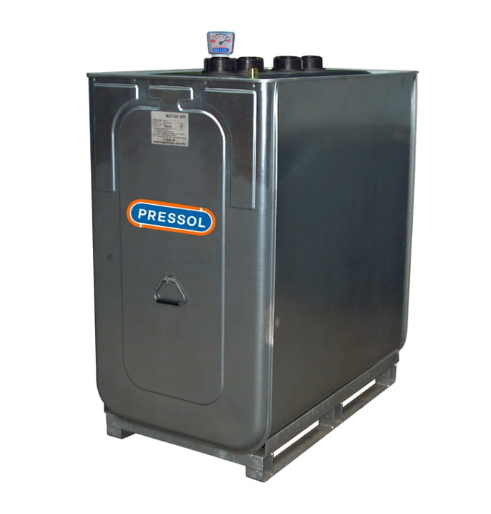 Pressol Tank 750 Liter doppelwandig SR Stahl HDPE mit CH-Zulassung – Diesel Heizöl Altöl Tank
