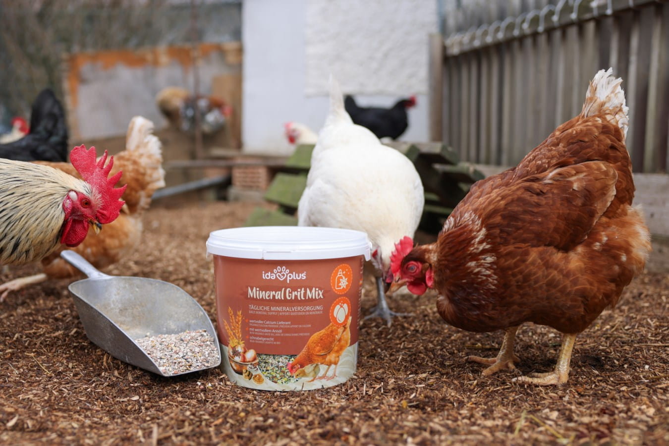 Ergänzungsfuttermittel IdaPlus® Mineral Grit Mix - 5kg