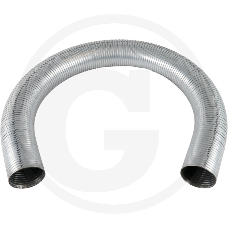 flexible duct, metal hose, spiral hose, air duct, silver