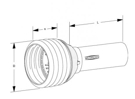Walterscheid PHG protective half inside P600 / P700 - 1500mm