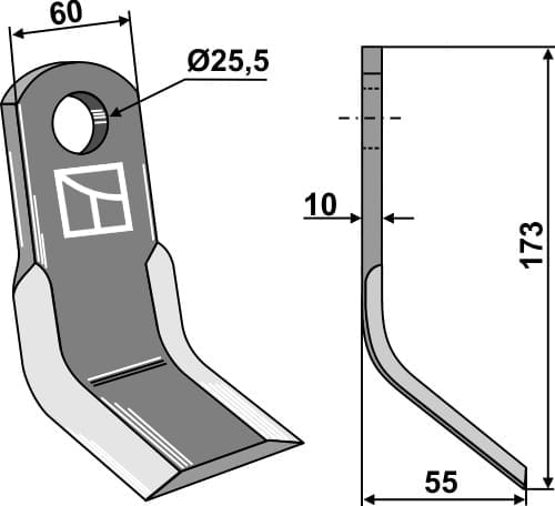 BL27896 Y-Messer - passend Breviglieri T0100031