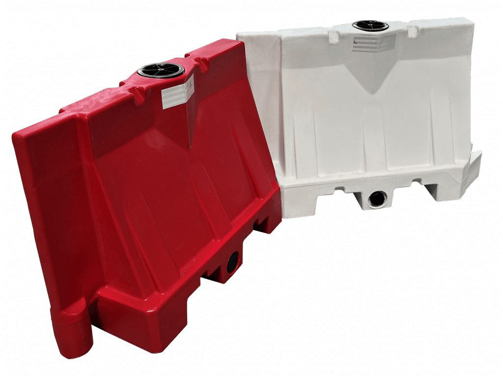 EMP road divider made of HDPE - fillable