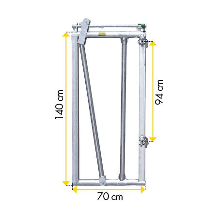 Patura feeding grid for animal treatment