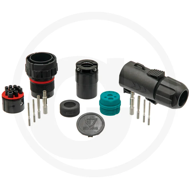 ERICH JAEGER Stecker ISOBUS (IBIC) 12V 6 mm², 9 Pole