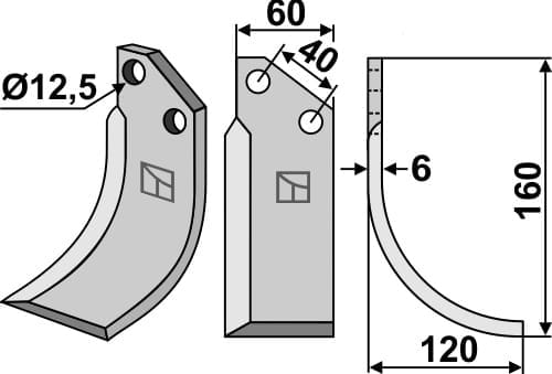 BL6327 Fräsmesser R - passend zu Tortella 2985550