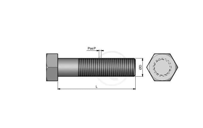 BL17894 AC Schraube + Mutter 12x35 CL10.9 - BTHEX1025-NY
