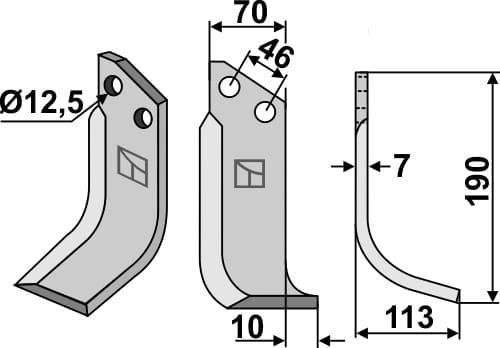 BL6280 Fräsmesser SOV-02R