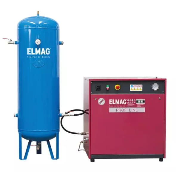 ELMAG PROFI-LINE Silent Package – Quiet compressor 563 l/min & 270-l tank