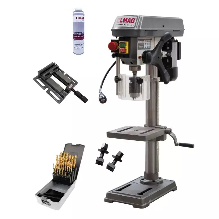 Elmag Tischbohrmaschine KBM 13 TN – 13 mm Bohrleistung | 550 W | MK2