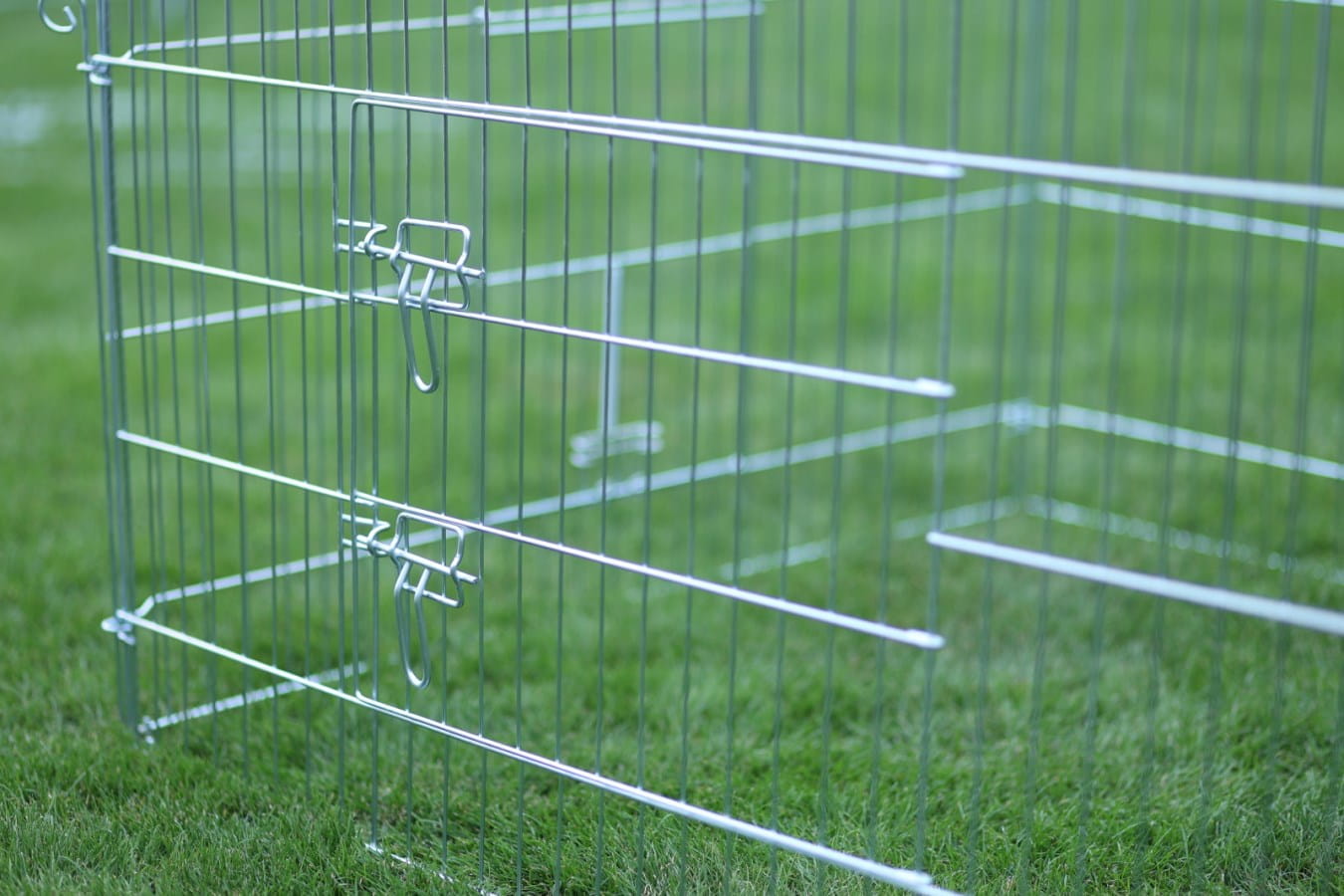 Freilaufgehege verzinkt - 220 x 103 x 103cm