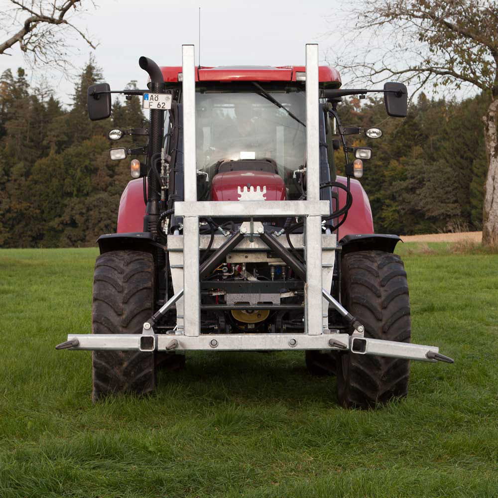 Fliegl Ballentransportgerät 4 Zinken 1100 mm – Euro- & Dreipunktaufnahme für 2 Rundballen