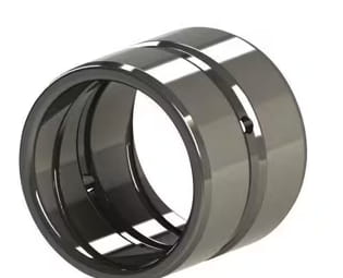 SIBO Buchse mit Schmiernut, Schmierbohrung und Schmierdrall Typ E 130x145mm / Innen 130mm