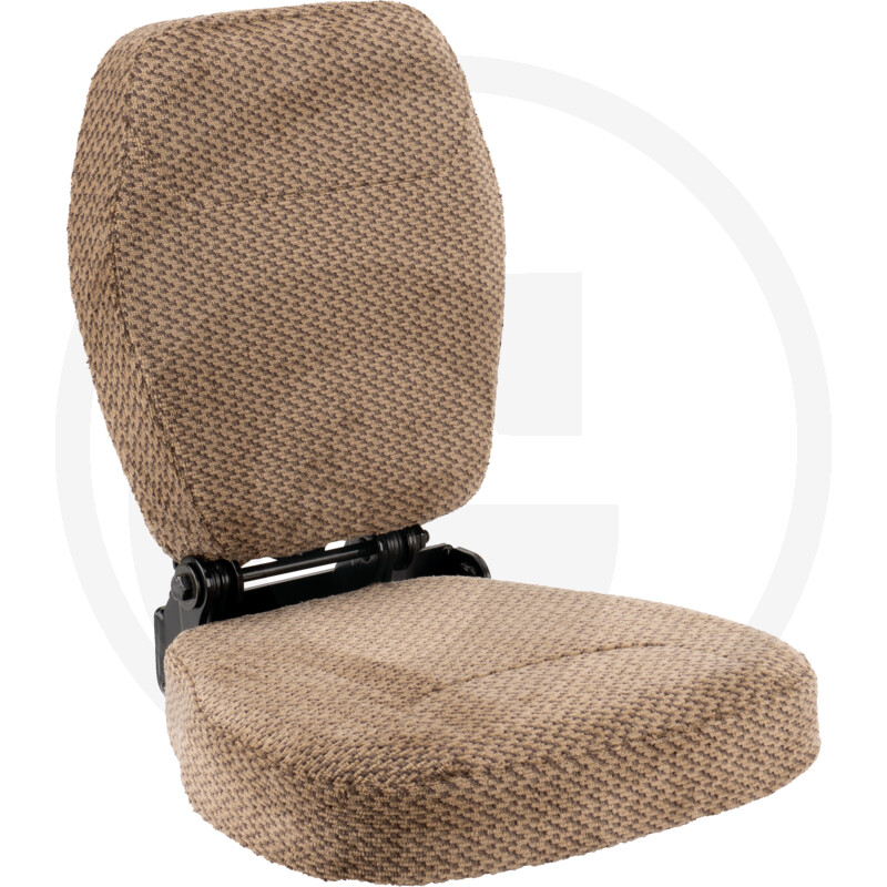 Siège passager PROBOSS, beige - compatible avec les tracteurs John Deere 6R, 7R, 8R, 9R, 9RT et 9RX.