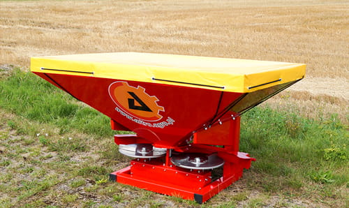 800L fertilizer spreader | Robust spreader with steel gearbox & corrosion protection