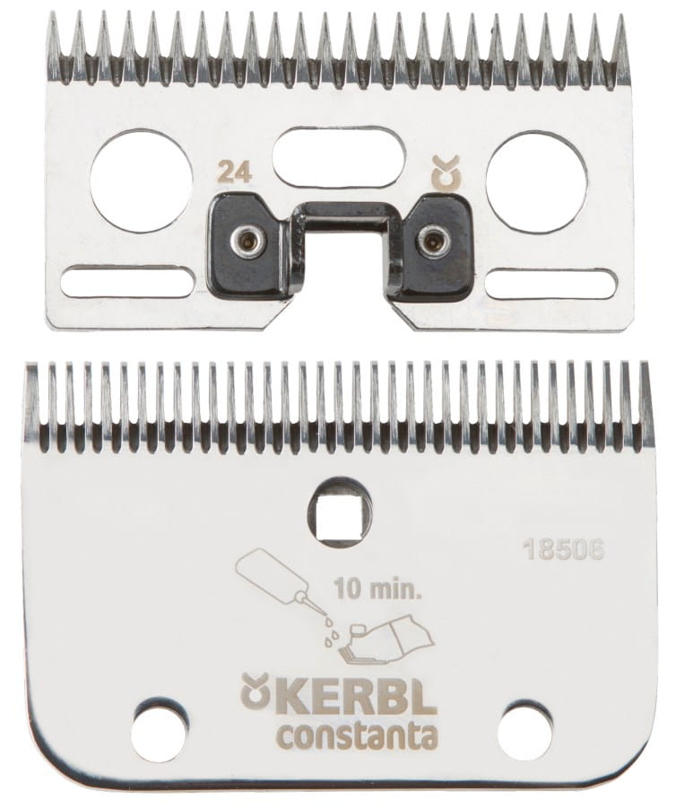 Schermesser-Set AR2 hautnahe Schur - Scherkopf 220 / Zähne Obermesser 24 / Untermesser 35 / Schurhöhe 0,5mm