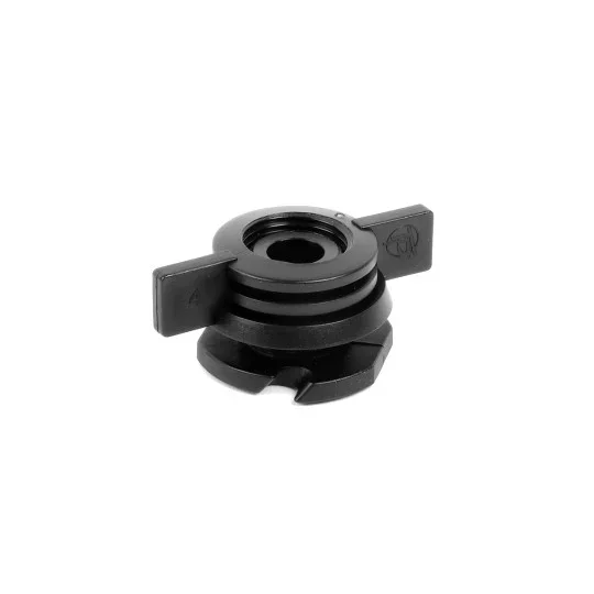 Maxi Layflat-Anschluss gerippt – für PE-Rohr 9/12mm, Regneranschluss