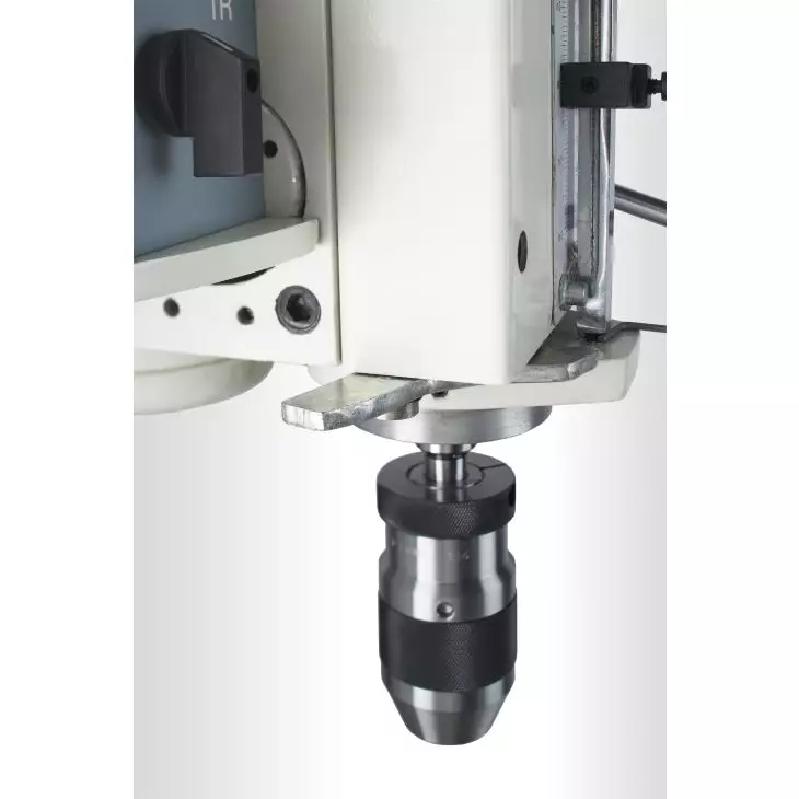 Elmag Getriebe Säulenbohrmaschine 35 mm Bohrleistung, 8 Drehzahlen, automatischem Vorschub und Rechts-/Linkslauf.