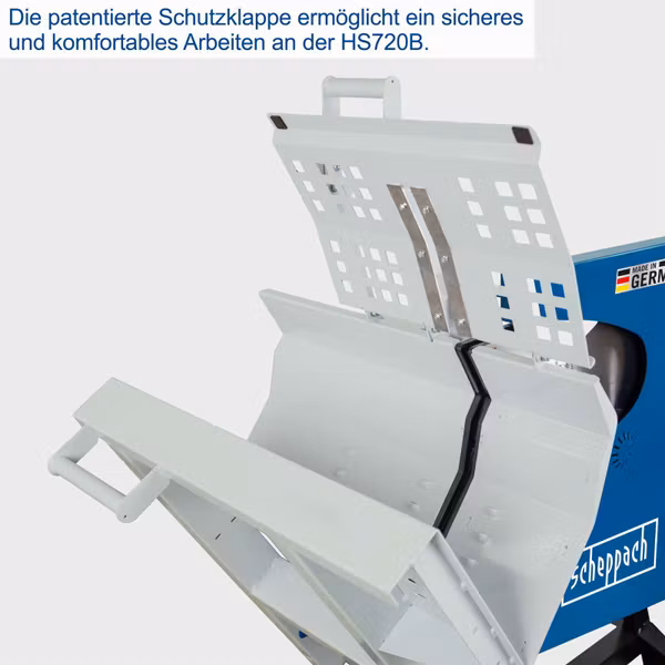 Scie à bûches thermique Scheppach 700 mm, 12,2 ch, coupe Ø 240 mm