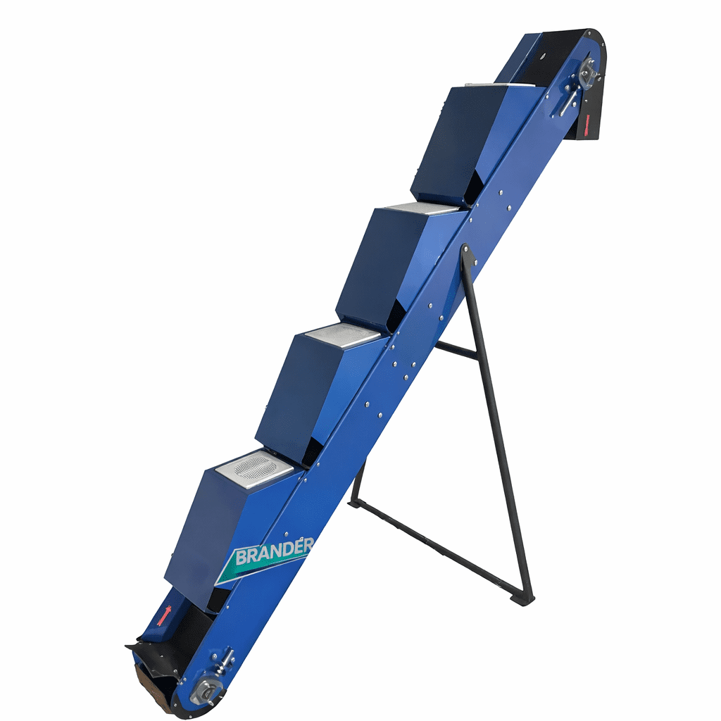 Förderband 3350 × 200 mm mit Lüftungssystem – Effizienter Materialtransport & Kühlung