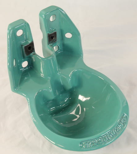 Suevia basin bowl, for model 375, cast iron, enamelled