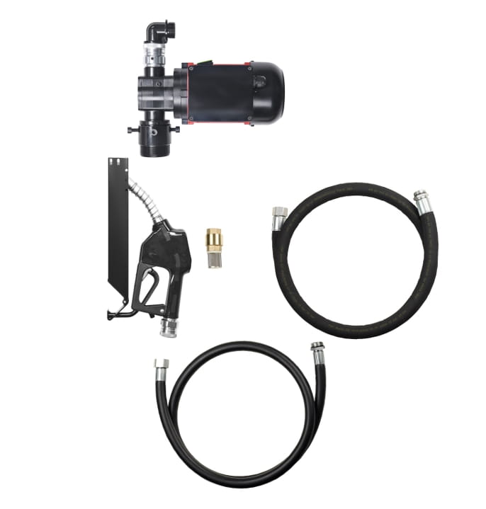 Pressol Flügelzellenpumpe 100 l/min 230V mit Automatik-Zapfventil für Diesel & Heizöl
