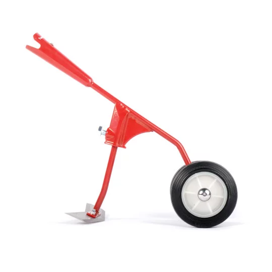 Houe à roues avec lame DELTA+ de 180 mm – houe à double roue légère pour un désherbage précis