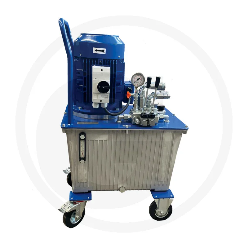 Hydraulikaggregat 4 kW – 44L Profi Hydraulikstation mit 11,4 l/min & Wegeventil