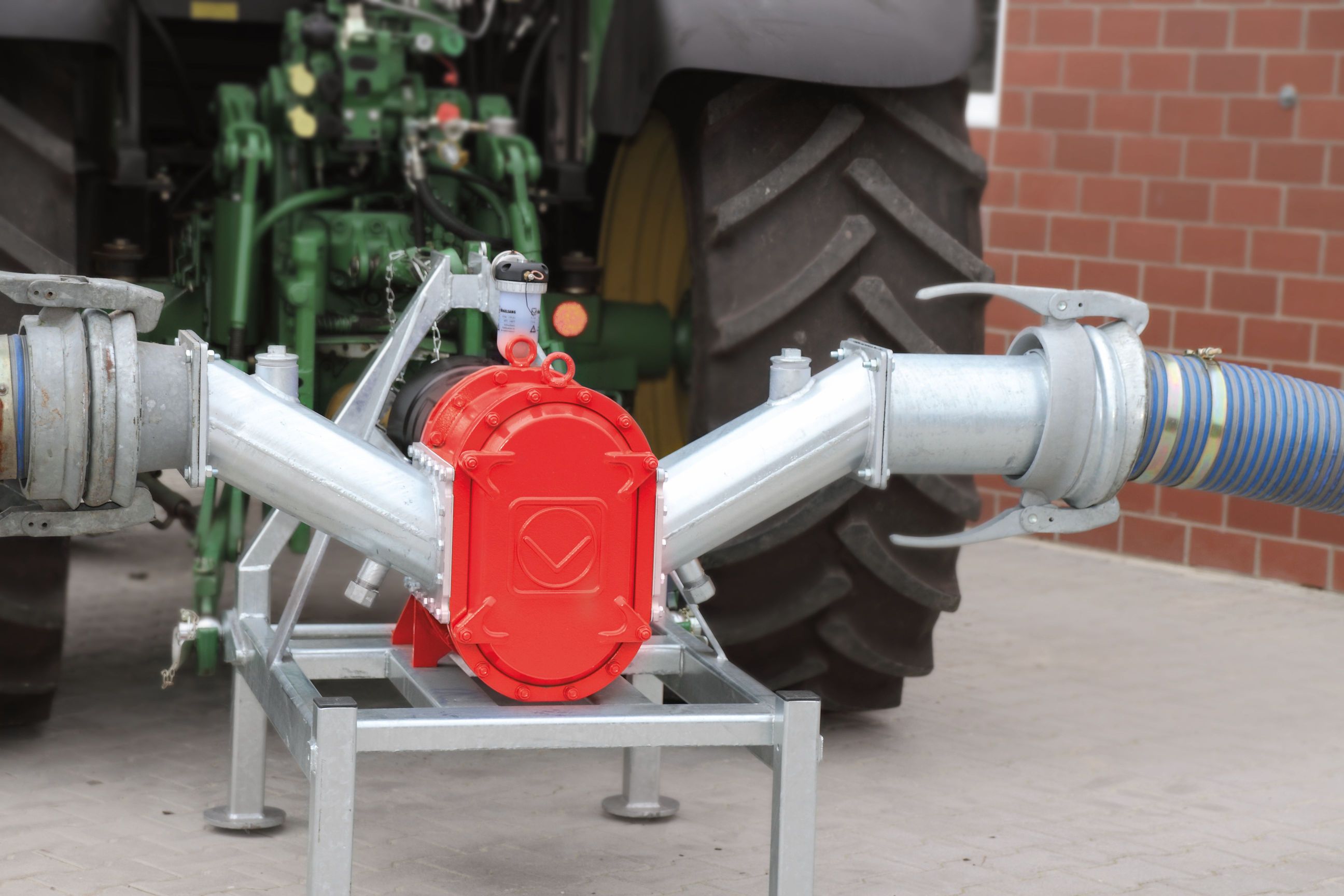 rot-rotor, Pumpe, Hydraulik, Antrieb, Traktoranhänger