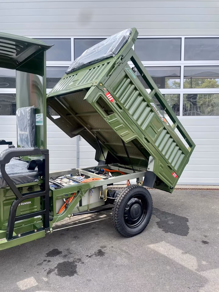 Cargo Runner BIG avec toit – Transporteur électrique 2200 W | 42 km/h | Grand plateau et batterie 80 Ah