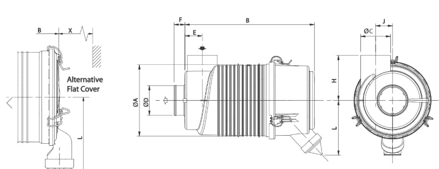 Donaldson Luftfilterkasten (RadialSeal FPG)