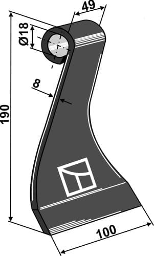 BL28096 Schlegel - passend zu Kverneland MA6402077 / Maletti MA6402077
