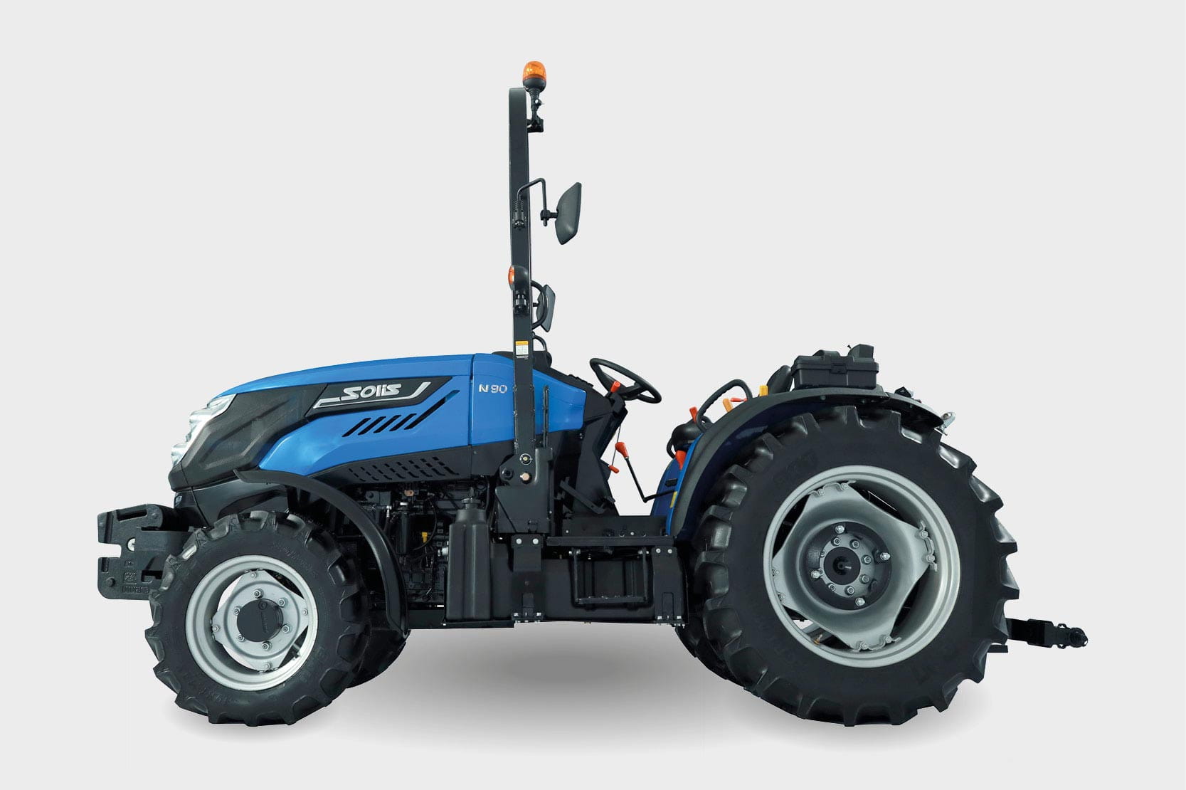 Solis 90 NT Stage V Carraro | Tracteur à voie étroite de 90 ch | Transmission intégrale et boîte de vitesses 12+12
