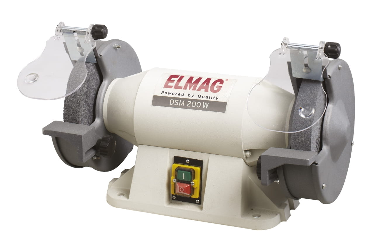 Elmag Doppelschleifmaschine Scheiben - 200mm / 200mm - 230V