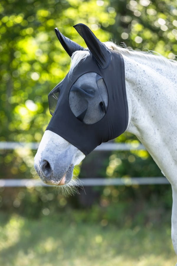Fliegenschutzmaske FinoStretch | Schutz gegen sehr kleine Fliegen