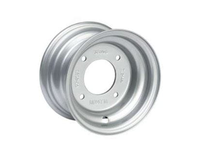 Felge 3.50 X 6 H2 - 4/60/90, Ø8.5, ET 0, SILBER RAL9006 325/145 KG - 16/30 KM/H