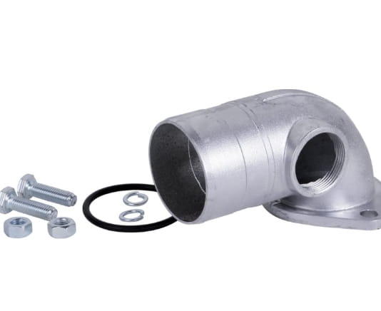 Jurop Luftförderersatz Saugseite FIX Ø 80mm gebogen 90°, Ø 80 mm