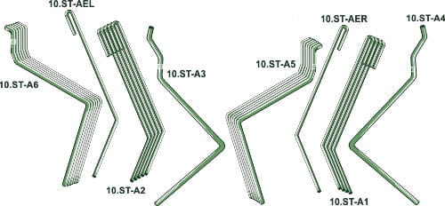 BL29093 Striegelzinken Satz - passend zu Amazone 3820300