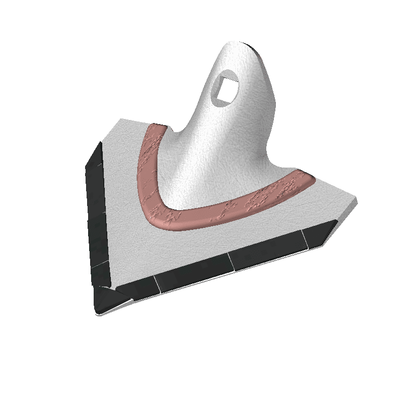 BL40887 AC Hackschar Hartmetall 140mm - passend zu Einböck 1526601