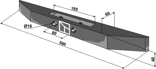 BL28938 Scharspitze für Tiefenlockerer