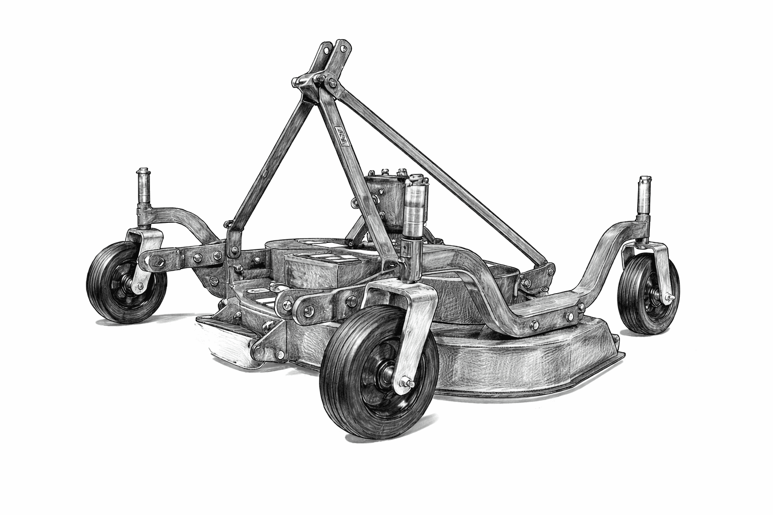 Brander spare parts for Kubota mower deck RC54-F30-EC