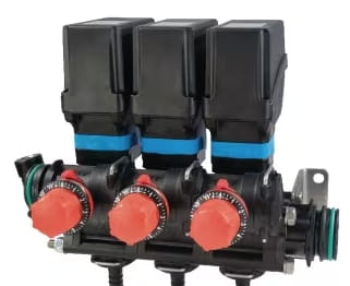 ARAG Teilbreitenventil elektrisch, für 3 Teilbreiten