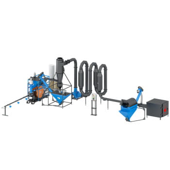 Briquetting plant with drying – complete biomass solution up to 350 kg/h, energy-efficient & binder-free