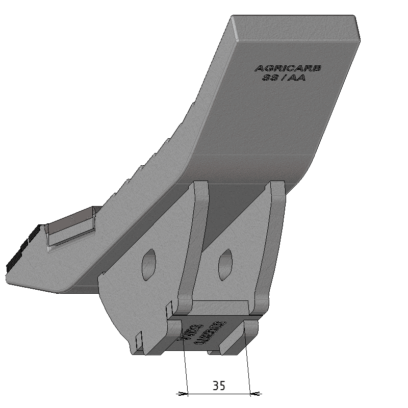 AC Deep Loosening Chisel - suitable for Quivogne VRR2070 / SOC00070