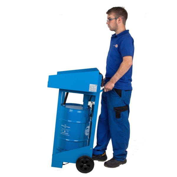 IBS Mobiler Teilereinigungswagen für Werkstatt & Industrie – Fahrbarer Pinselwaschtisch bis 100 kg Traglast