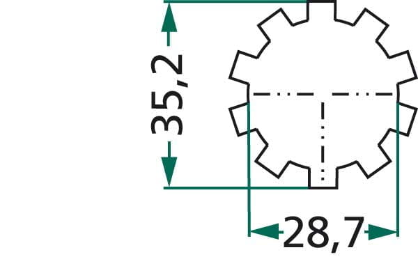 Mitnehmerscheibe MTS 50